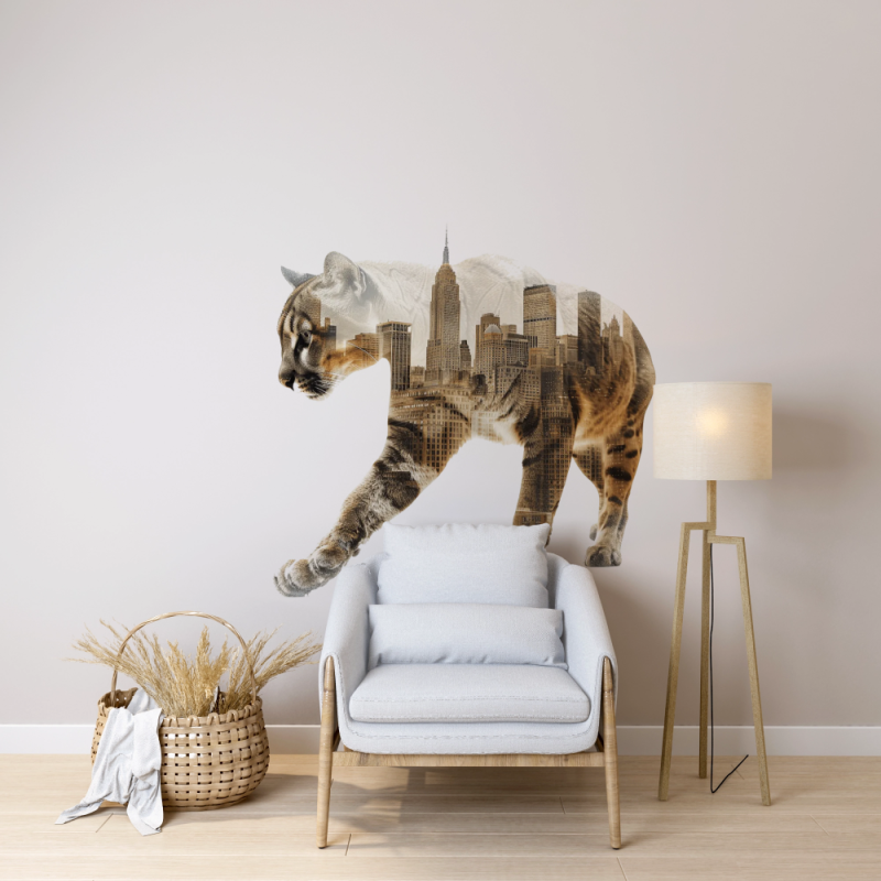 pictura murala Pisica Urbana
